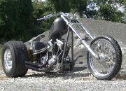 franks chopper trike frankenstein custom trike